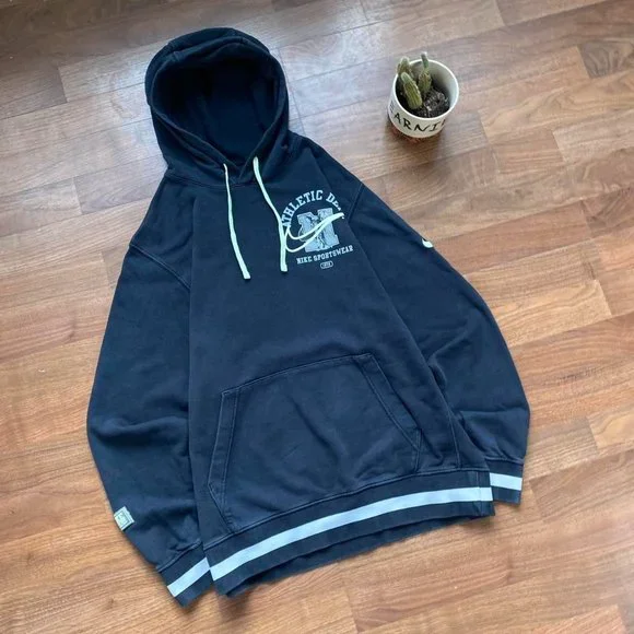 Nike Athletic Club Navy Hoodie - Picture 3 of 8